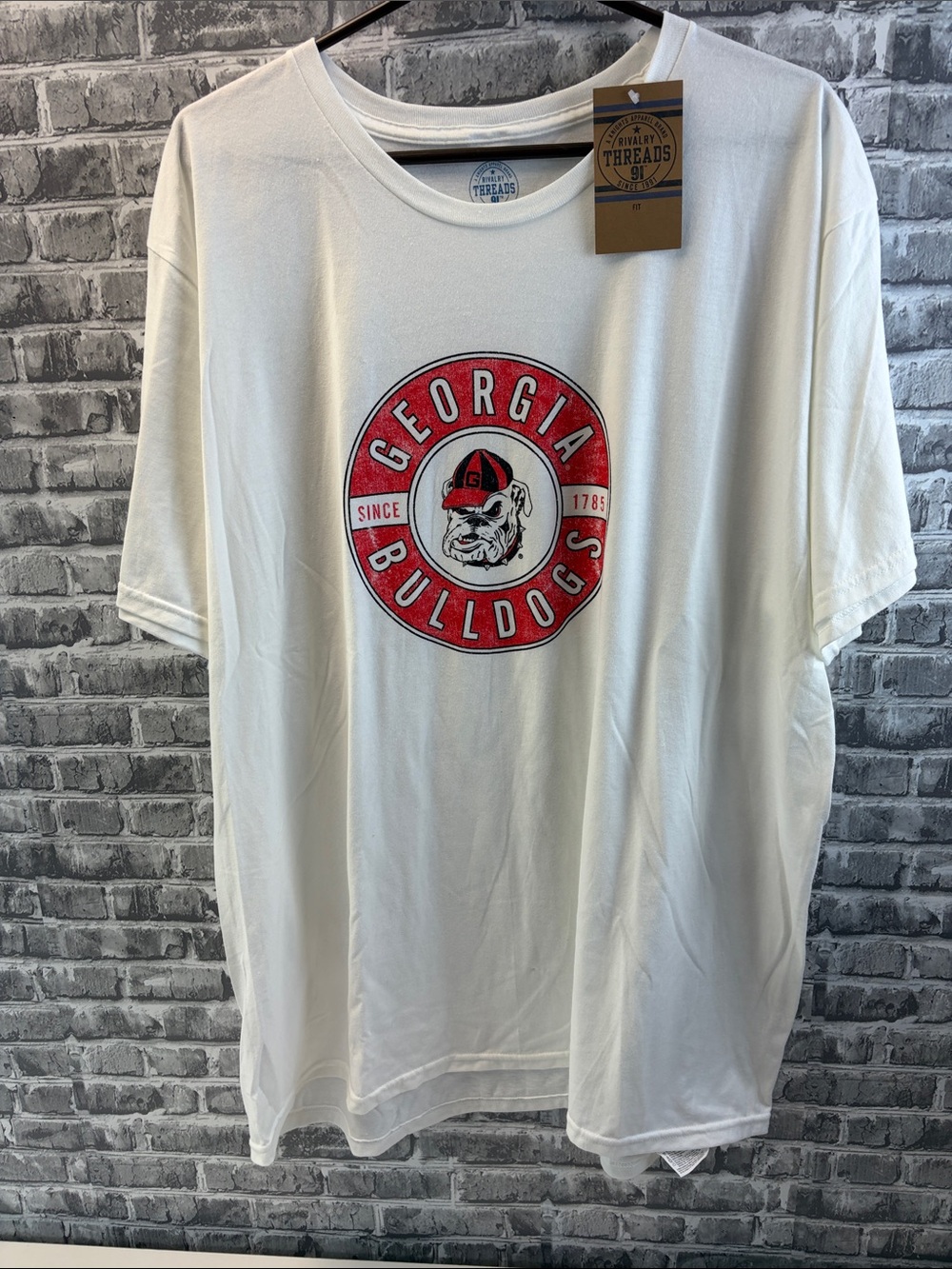 NWT Georgia Bulldogs White Graphic T-Shirt